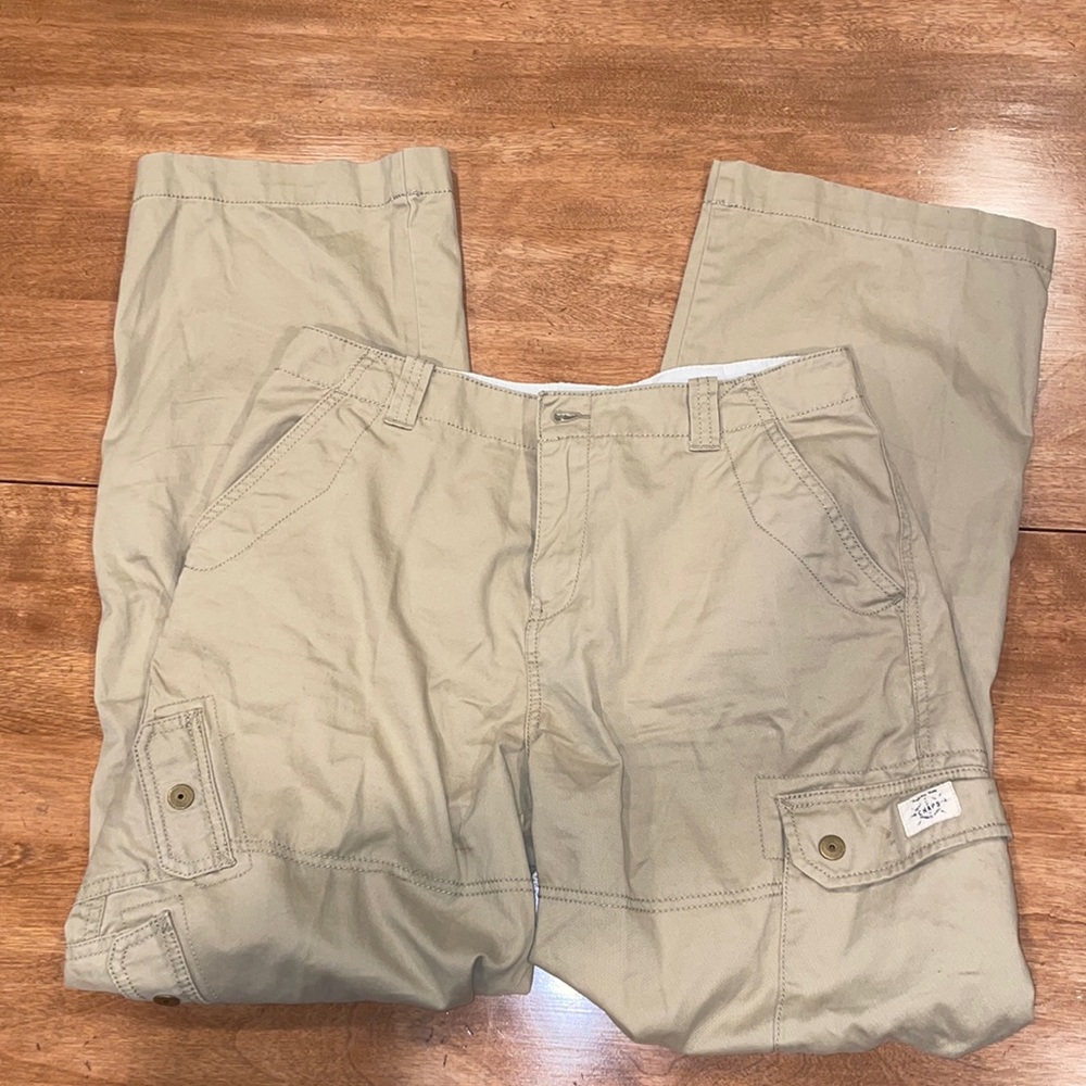 Khaki cargo pants